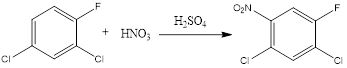 連續(xù)流工藝合成5-硝基-2-4-二氯氟苯合成線路